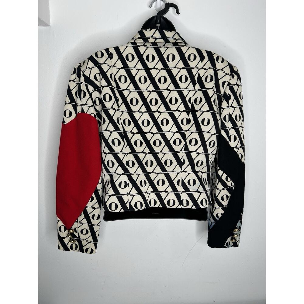 Vintage Abstract Moschino Cheap and Chic XO Love Jacket Women’s Size 10 READ - Picture 2 of 16